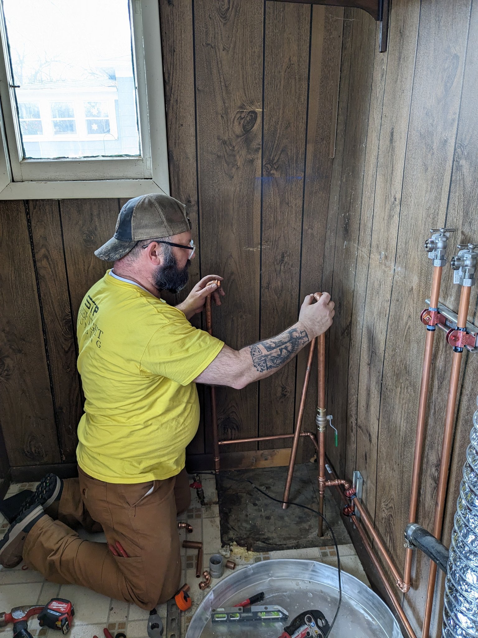 gas line installation